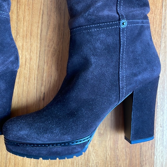 PRADA Brown Riding Boot 38/8 Beautiful shape! - Picture 7 of 9